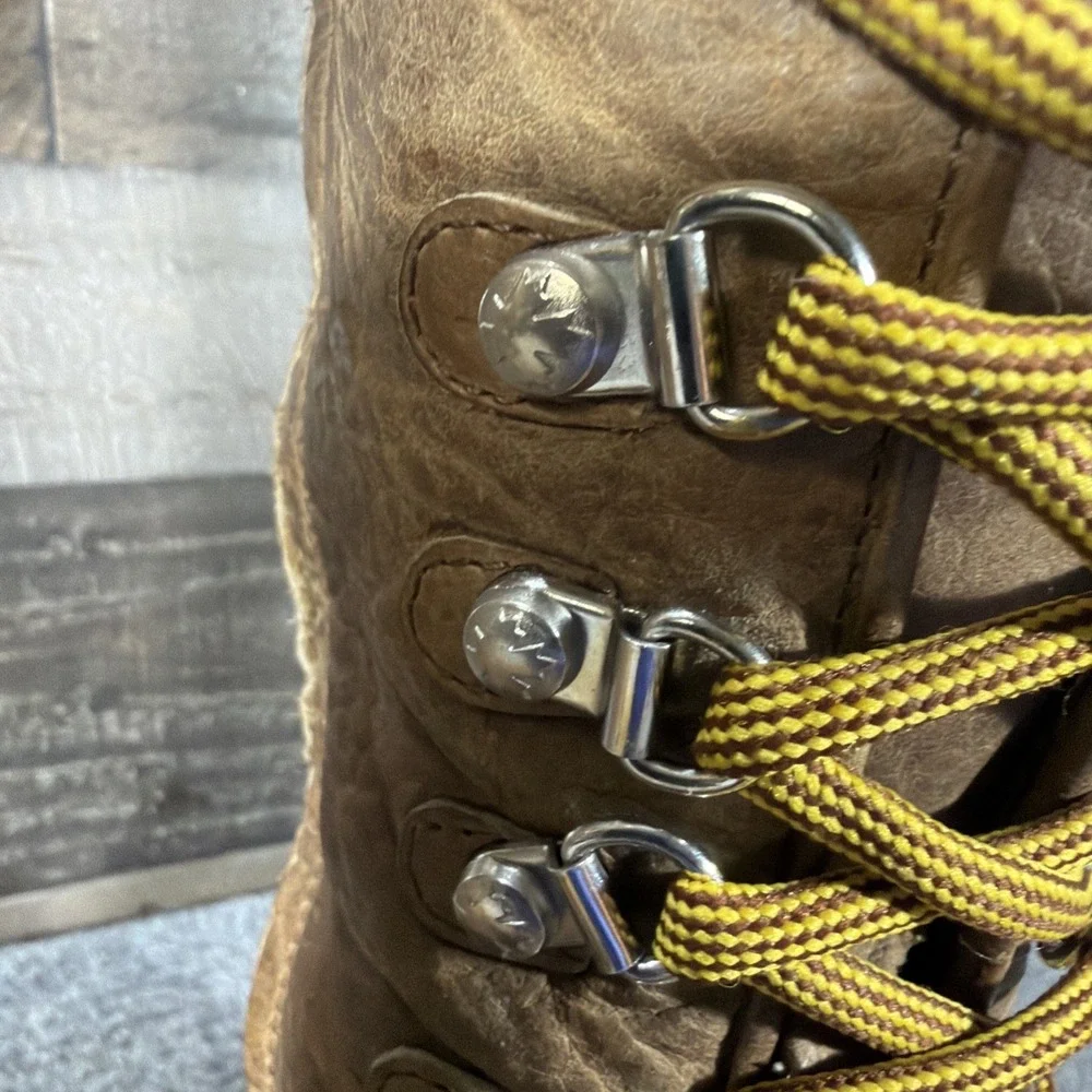 RARE DSQUARED2 Tall Canadian Hiking Boots Leather Archive Maple Leaf Italy 45/12